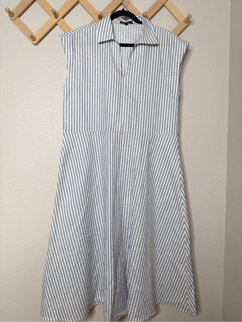 Kal Reiman Striped A Line Dress Sz M